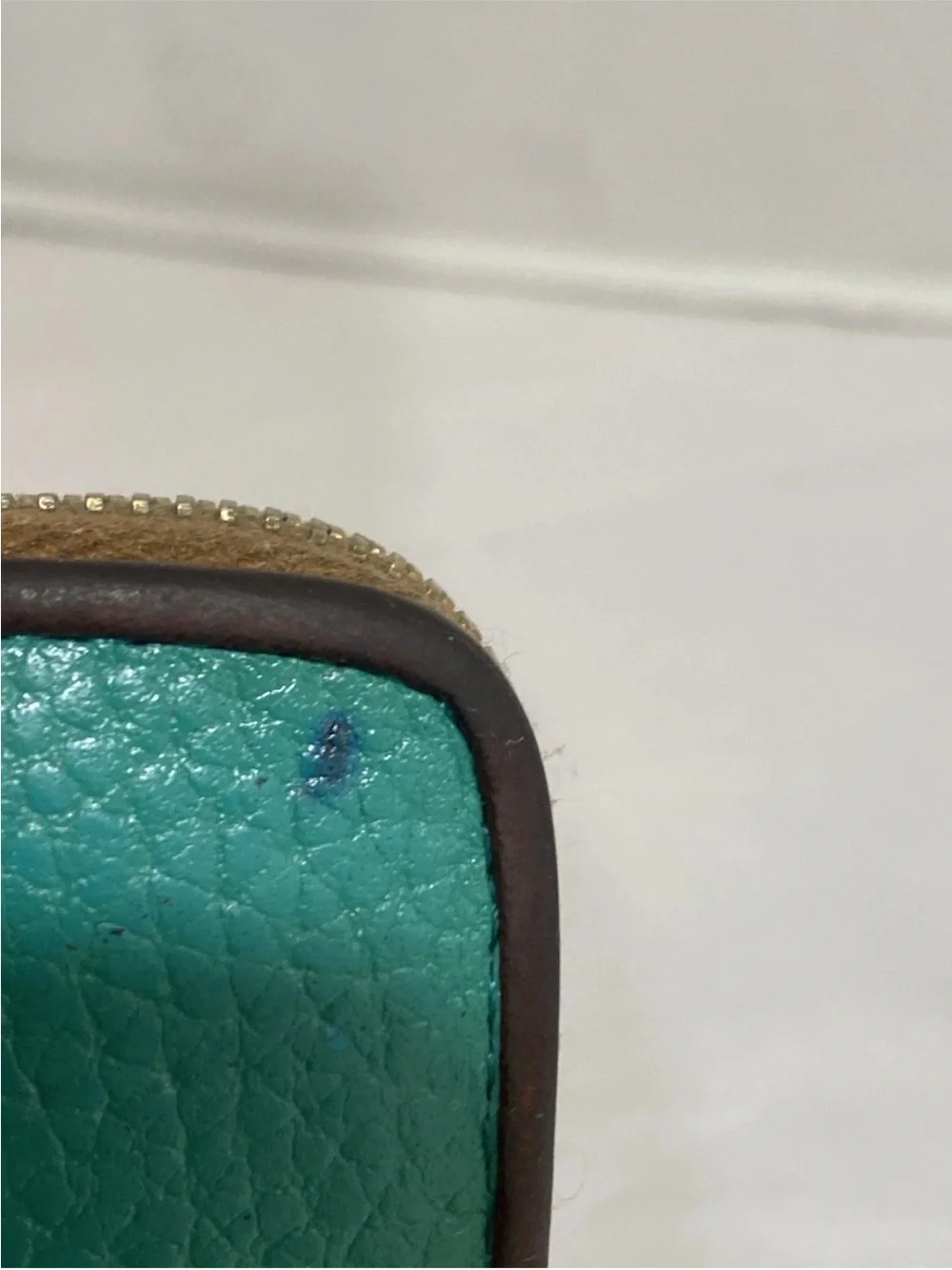 Vintage Dooney & Burke Green Leather Wallet